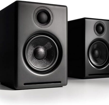 Audioengine A2+ Wireless Bluetooth Speakers - 60W (Black)