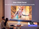WiMiUS 25000 Lumen 1080P 4K Android TV Projector