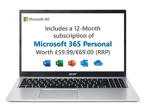 Acer Aspire 1 A115-32 39.6cm Laptop - Intel, 4GB RAM, 64GB