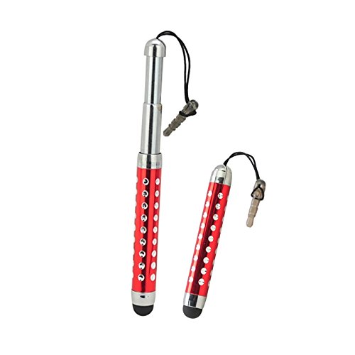 5 Pack iSOUL Crystal Bling Stylus Pens for Touch Screens