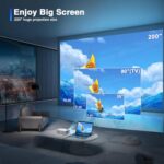 XuanPad Mini WiFi Bluetooth Projector, 1080P HD Portable