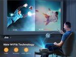 4K 26000 lm FHD 1080P Portable WiFi6 Bluetooth Projector
