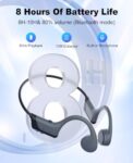 DOQAUS Bluetooth 5.3 Headphones, 90 Hrs, Foldable, Mic