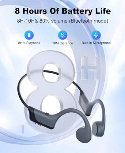 DOQAUS Bluetooth 5.3 Headphones, 90 Hrs, Foldable, Mic