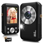 Bofypoo 44MP FHD 1080P Vlogging Camera, 16X Zoom, 2.4”