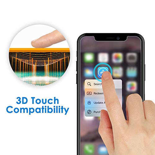 4youquality 3-Pack iPhone 11/XR Screen Protector, Tempered Glass