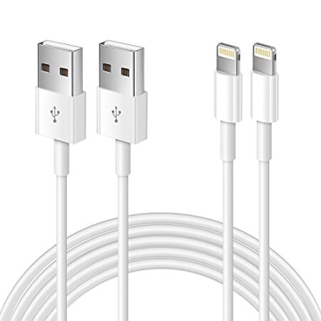 2 Pack Apple MFi Certified 1m iPhone Charger Cables