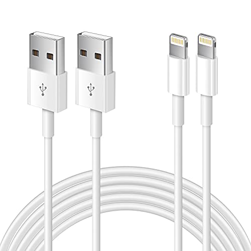 2 Pack Apple MFi Certified 1m iPhone Charger Cables