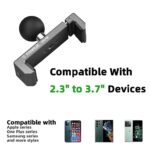 FANAUE Aluminum Phone Holder with 25mm Ball for 5.8-9.4cm Smartphones, RAM Mounts Compatible