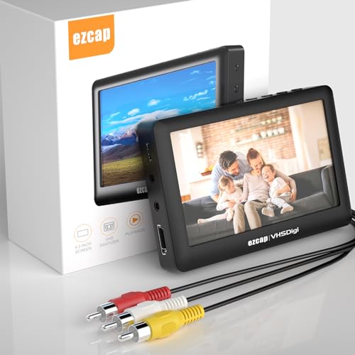 Mwin Video to Digital Converter with 10.9 cm Screen