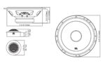 JBL Stage2 604C 2-Way Car Audio System - 270W, 160mm Speakers