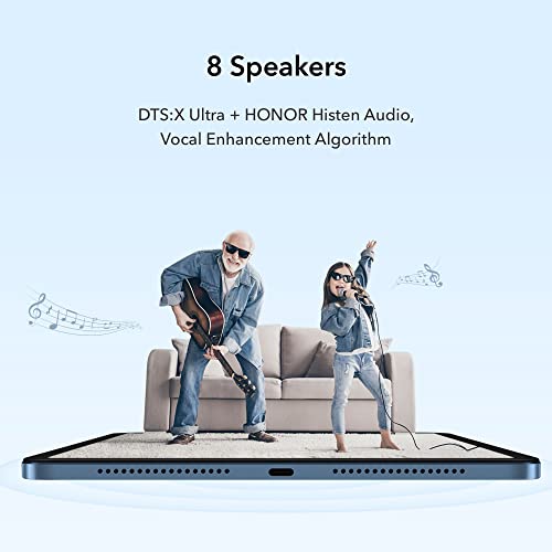 HONOR Pad 8 30.5cm Wi-Fi Tablet, 4+128GB, 2K Display, Blue