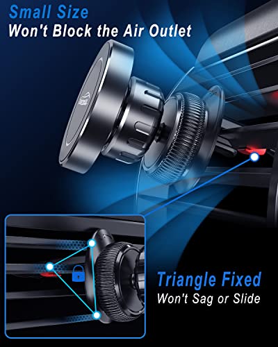 Rainway Magnetic Car Vent Phone Holder with 4 Plates