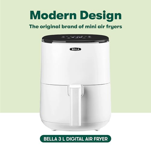 BELLA 3L Touchscreen Air Fryer & Multicooker, 1400W, White