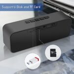 Sonkir Portable Wireless 5.0 Mini Speaker, 1500mAh, Black