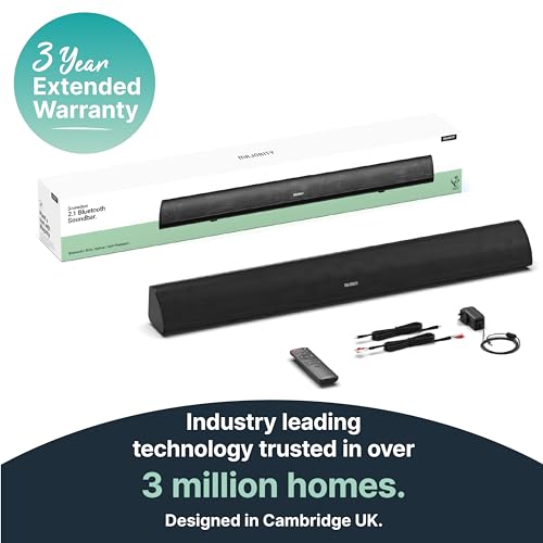 MAJORITY Bluetooth Sound Bar | 120W | 2.1 Channel | Snowdon