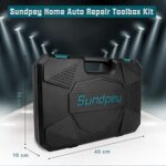 Sundpey 257PC Home Tool Kit - Portable DIY Repair Set