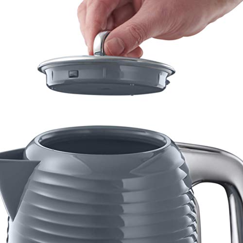 Russell Hobbs Inspire 1.7L Cordless Kettle, Grey 24363