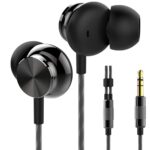Betron BS10 Wired Earphones with 12mm Driver, Black