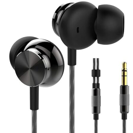 Betron BS10 Wired Earphones with 12mm Driver, Black