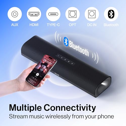 OXS Thunder Lite PC Gaming Soundbar, Bluetooth 5.0