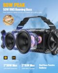 W-KING 50W Bluetooth Speaker, IPX6, 40H Playtime