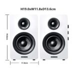 Sanyun SW208 7.6cm Bluetooth 5.0 Bookshelf Speakers – 60W