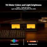 ET30 VU Meter Amp/Speaker Selector, 2 In/Out, w/ Display & Remote