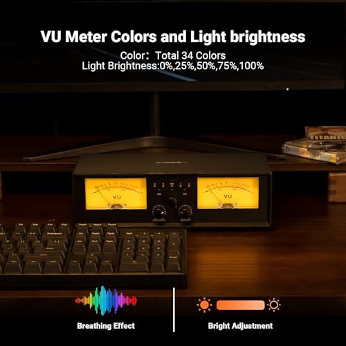 ET30 VU Meter Amp/Speaker Selector, 2 In/Out, w/ Display & Remote