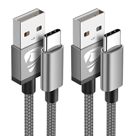 Yosou 2M USB C Charger Cable 2Pack Fast Charging 3A