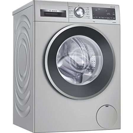 Bosch Serie 6 9kg Washing Machine, 1400rpm, Silver