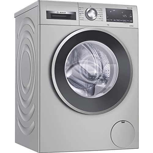 Bosch Serie 6 9kg Washing Machine, 1400rpm, Silver