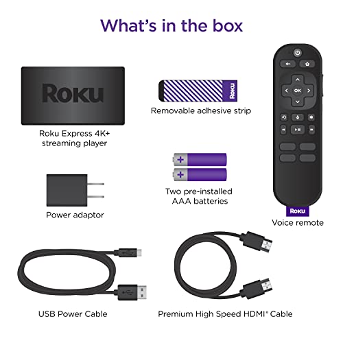 Roku Express 4K+ 2021 | Streaming Media Player with Remote