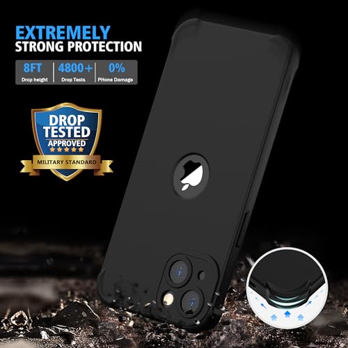 ORETECH 4-in-1 Silicone Case for iPhone 13 - Black