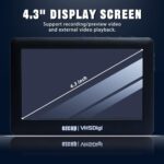 Mwin Video to Digital Converter with 10.9 cm Screen