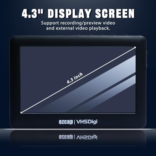 Mwin Video to Digital Converter with 10.9 cm Screen