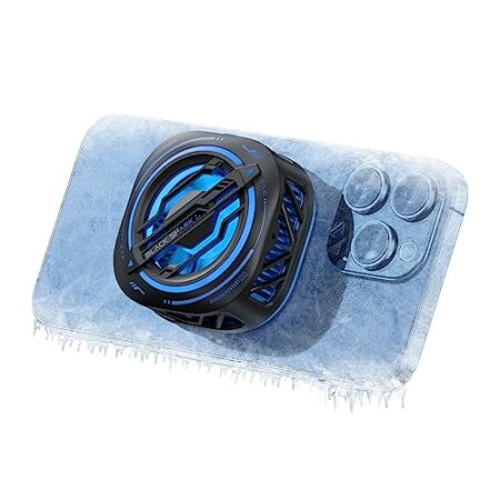 Black Shark Magnetic RGB Phone Cooler, Portable (Black)