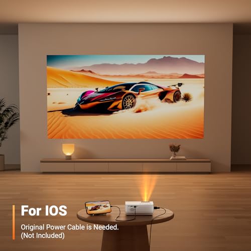 Mini Projector, Cibest HD 1080P, 2024 Upgraded 15000 Lux