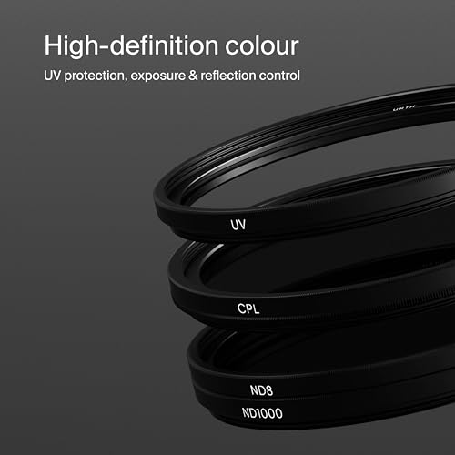 Urth 37mm 4-in-1 Lens Filter Kit — UV, CPL, ND64, Grad ND8