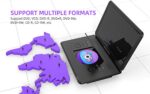 44.5 cm Portable DVD Player with 39.6 cm HD Swivel Screen