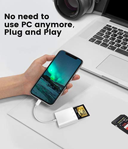 SD Card Reader for iPhone/iPad, Oyuiasle Trail Camera