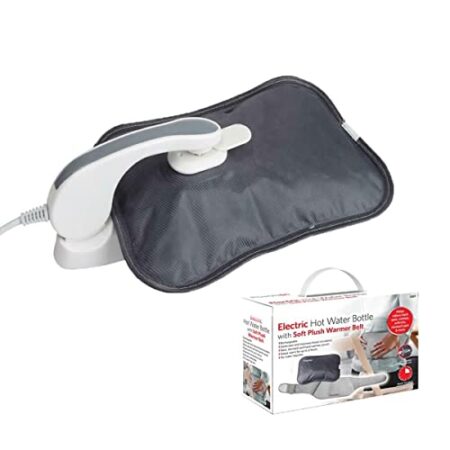 Vivo Rechargeable Electric Hot Water Bottle with Plush Belt
