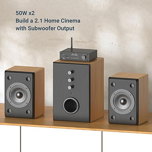 Arylic B50 SE Bluetooth Stereo Amp - 50W x 2, EQ Control