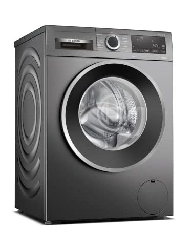 Bosch Serie 6 9kg Washing Machine, SpeedPerfect, Grey