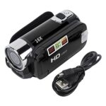 Handheld 1080P 16MP Camcorder, 16x Zoom, 2.7in Screen (Black)