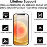 4youquality 4-Pack Screen Protector for iPhone 12/12 Pro