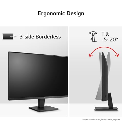 LG 27" Full HD Monitor, 100Hz, IPS, FreeSync, HDMI