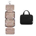 Clear Travel Toiletries Bag, 2 Pcs, TSA Approved, Black