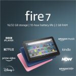 Amazon Fire 7 Tablet | 17.8 cm Display, 16 GB, 2022, Black