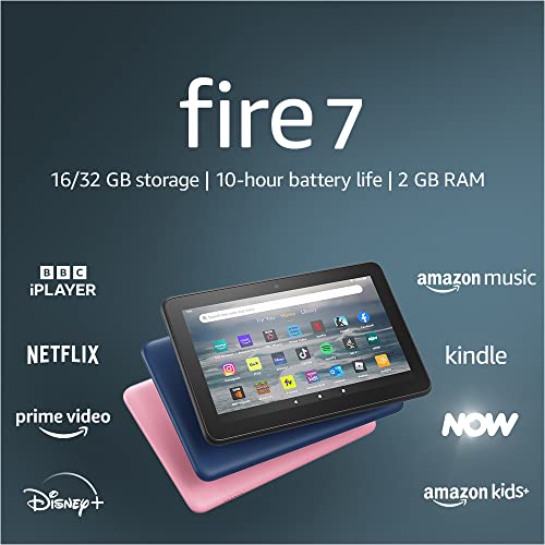 Amazon Fire 7 Tablet | 17.8 cm Display, 16 GB, 2022, Black